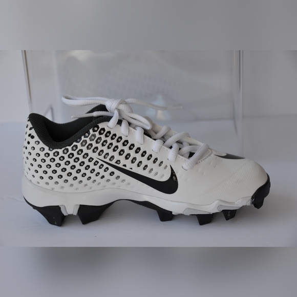 Nike Vapor Ultrafly II Keystone White Black AQ8151-100 Baseball Cleats Youth 2Y - Picture 4 of 6